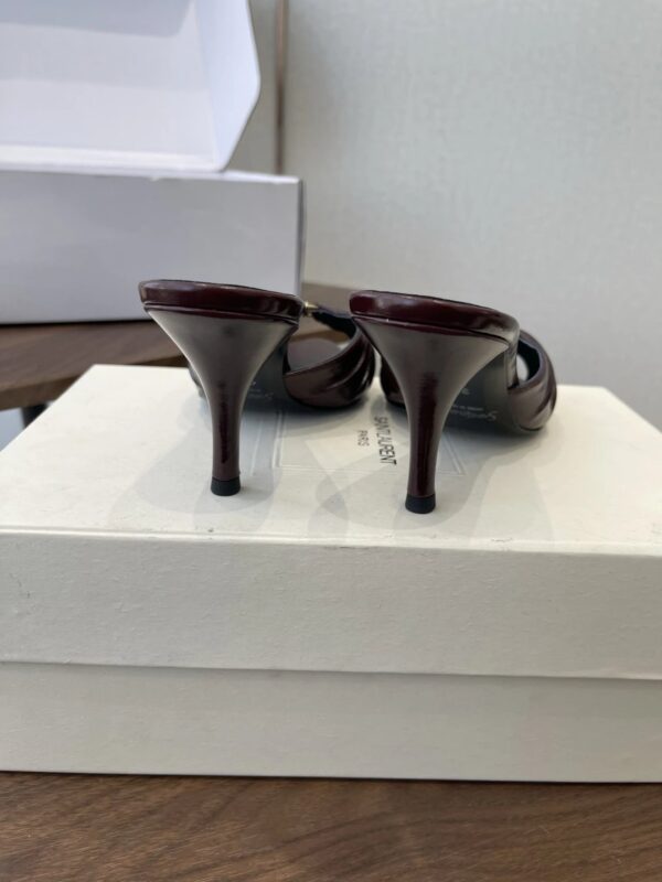 YSL Babylone Smooth Leather Mules