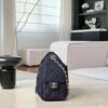 CHANEL 25bag Denim Dark Blue
