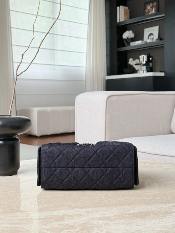 CHANEL 25bag Denim Dark Blue