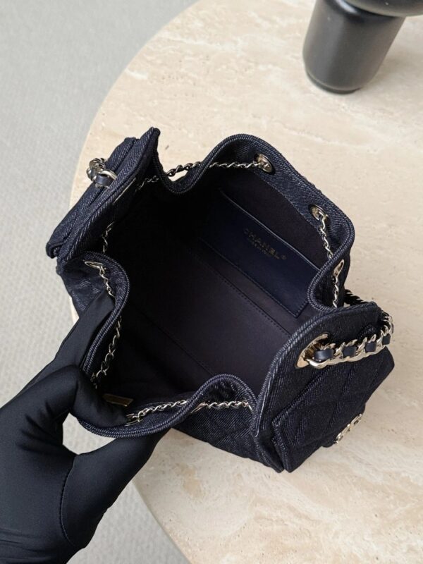 CHANEL 25bag Denim Dark Blue