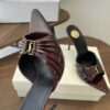 YSL Babylone Smooth Leather Mules