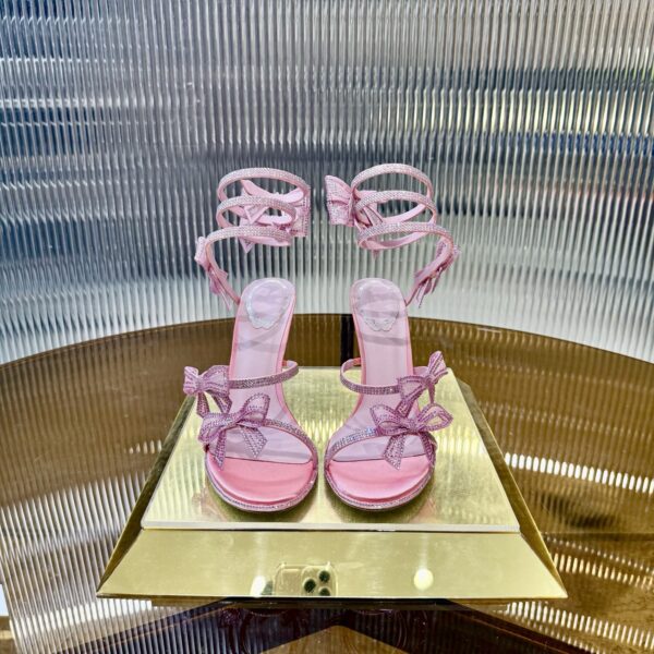 RC 105Mm Cleo Bow-Embellished Sandals