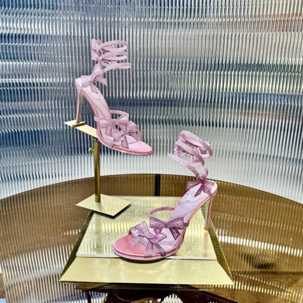 RC 105Mm Cleo Bow-Embellished Sandals