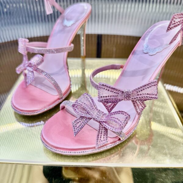 RC 105Mm Cleo Bow-Embellished Sandals