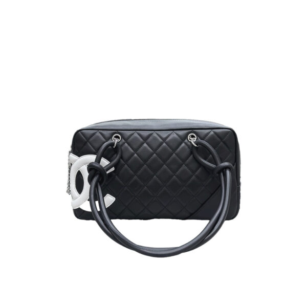 CHANEL Cambon Bowling Hobo Bag Small