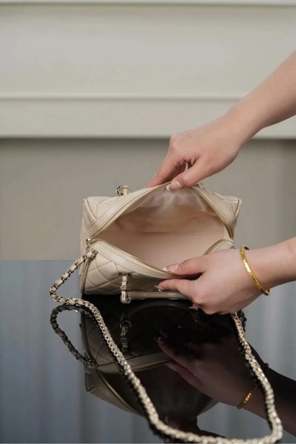 chanel mini boston bag