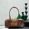 miumiu beau leather patchwork bag