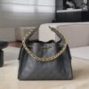 chanel 25bag caviar leather in dark grey