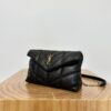 saint laurent puffer toy quilted leather shoulder bag