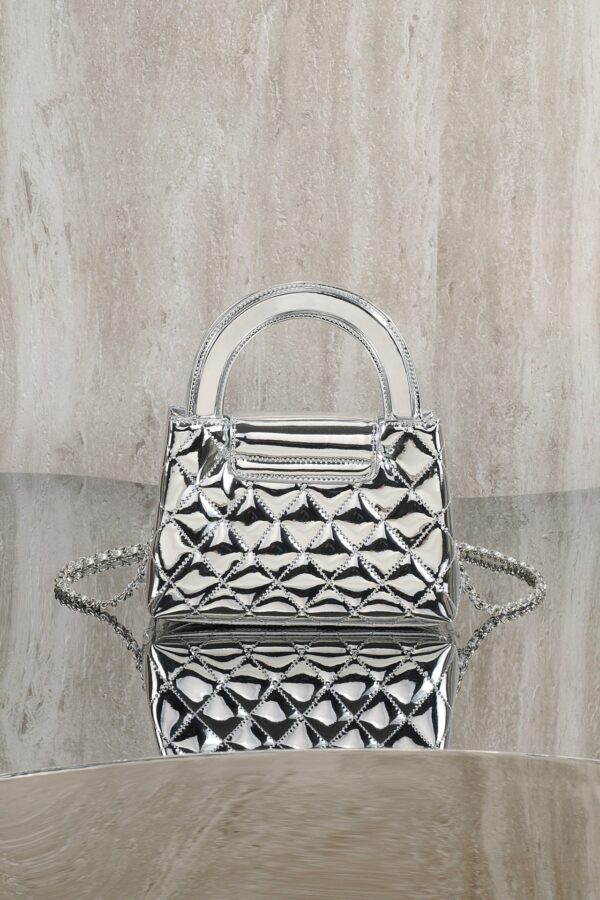 chanel mirror calfskin kelly handle bag