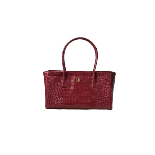 bcurefrefr CHANEL Small Tote bag Crocodile embossed calfskin