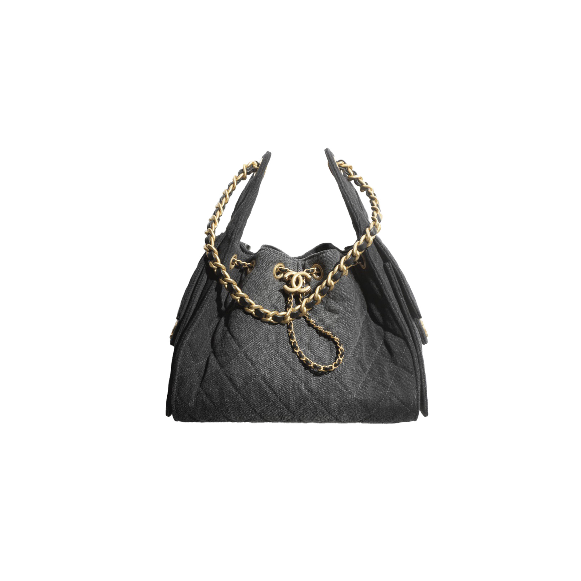 bcuwicww CHANEL 25C 25Bag Wash Denim Grey