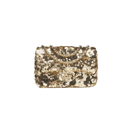 bdfgvsrshd CHANEL Flap Bag Handmade Beaded Sequins