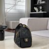 chanel 26c mini hobo bag grained calfskin in black