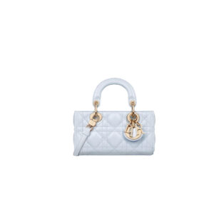DIOR Lady D-Joy Bag Cannage Lambskin Glacier Blue