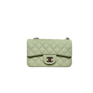 CHANEL Mini Classic Handbag Caviar Leather 20CM-Curated Rare Colors