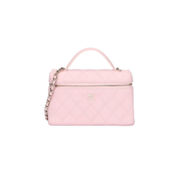 CHANEL Vanity with chain – Grained calfskin