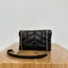 saint laurent puffer toy quilted leather shoulder bag