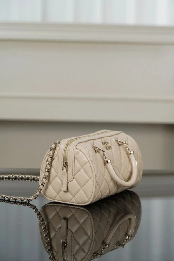 chanel mini boston bag