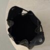 chanel 25bag caflskin in black with charcoal color hardware
