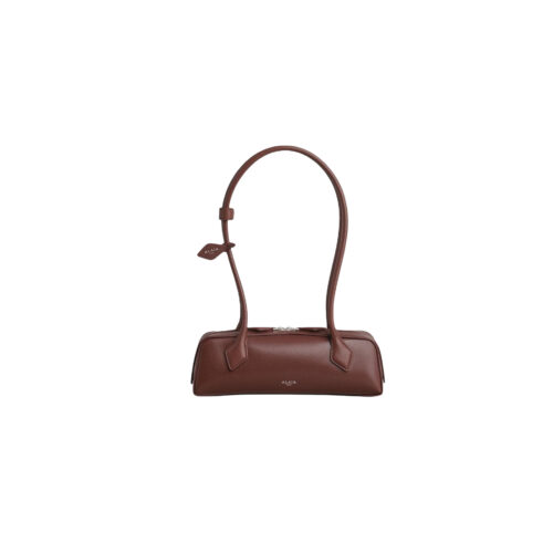 cbuhwicrw ALAIA LE TECKEL MEDIUM BAG IN CALFSKIN