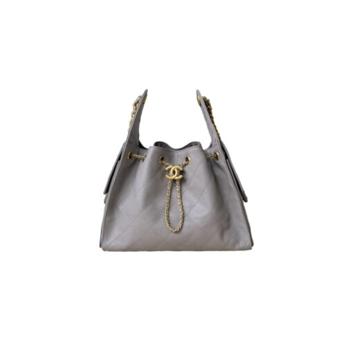 cgwefucfew CHANEL 25Bag Caviar leather In Grey
