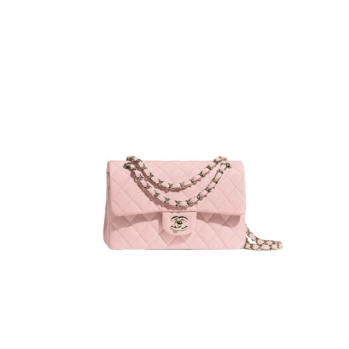 chfieror CHANEL Classique Flap Small Handbag Caviar Leather