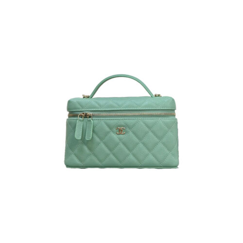 chwcwrc CHANEL Vanity with chain - Grained calfskin