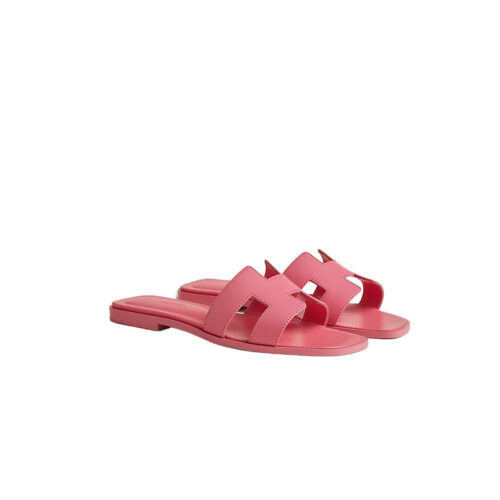 Hermès Oran Sandal Calfskin Rose Pétale