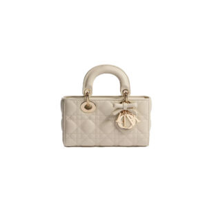 DIOR Mini Lady D-Joy Bag Craie Cannage Lambskin
