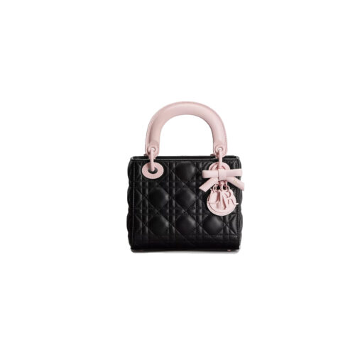 DIOR Mini Lady Dior Cannage Lambskin