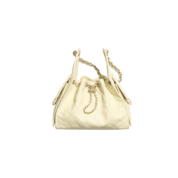 CHANEL 25C Hobo Bag Caviar leather In Chick Yellow