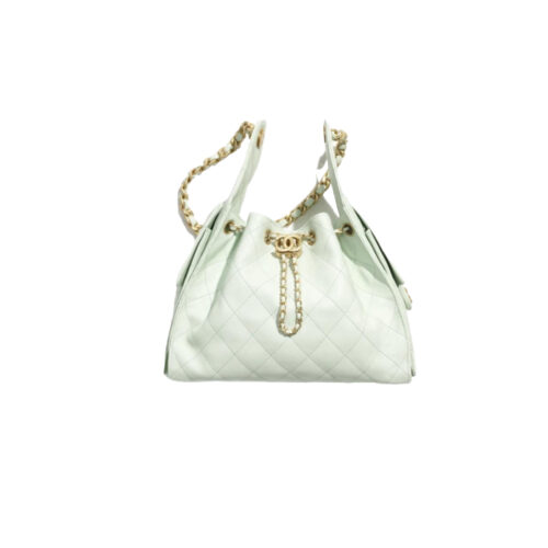cwe-ce-w CHANEL 25A Hobo Bag Caviar leather In Mint Green