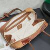 miumiu beau leather patchwork bag