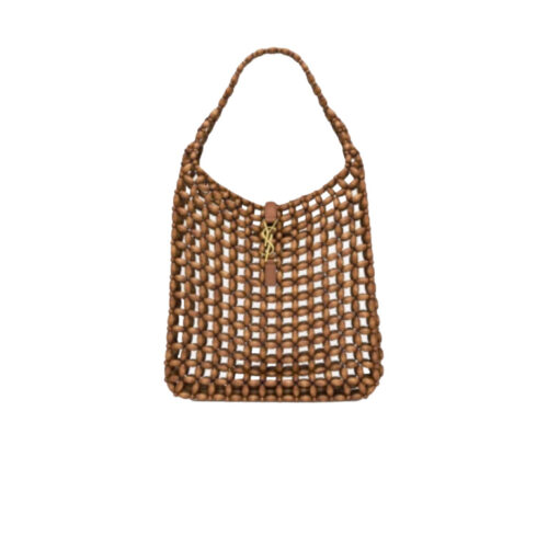 YSL Le 5 À 7 Beaded Bag Light Wood