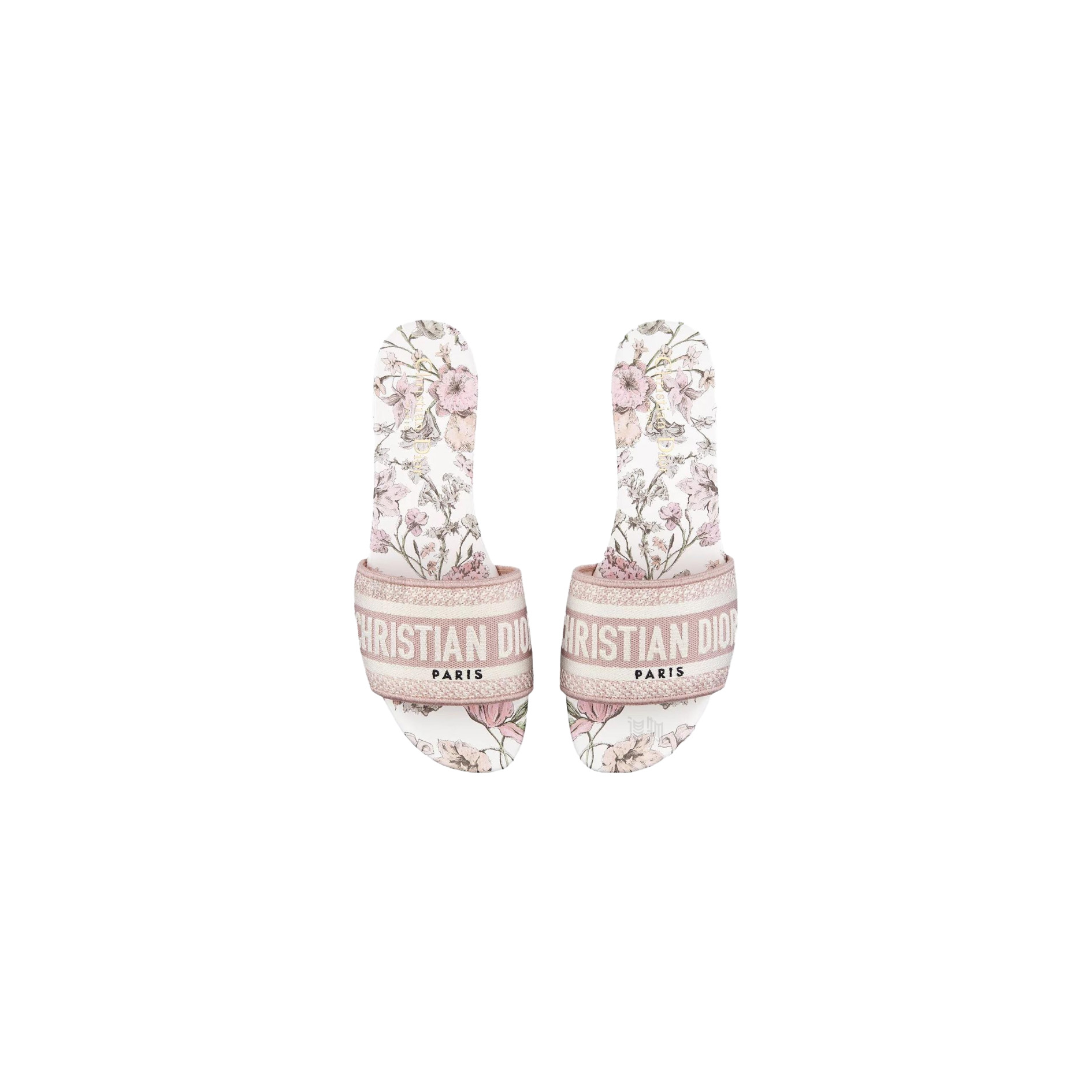 dhewdee DIOR Dway Slide Rose des Vents Millefiori Motif