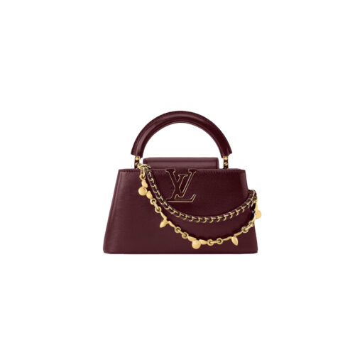 LV Capucines East-West Mini Grenat Red M25473