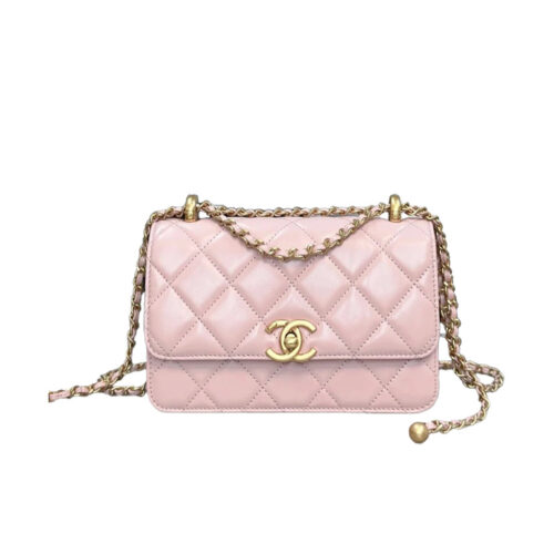e-s-f-w-v-w-s CHANEL Classic WOC with Double Gold Ball Charm