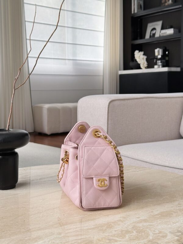 chanel 26c mini hobobag calfskin in pink