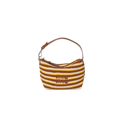ghigik MIUMIU Crochet pouch Cognac/Yellow