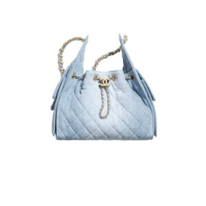 CHANEL 25C 25Bag Wash Denim Light Blue