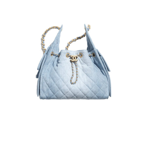gyufsef CHANEL 25C 25Bag Wash Denim Light Blue