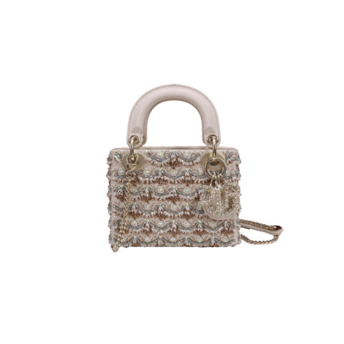 DIOR Mini Lady Pavé diamond embroidery