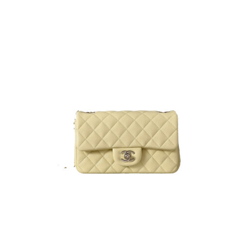 CHANEL Mini Classic Handbag Caviar leather-20CM