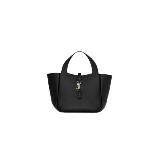hlcdcww YSL Le5À7 Bea Baby Leather Tote Bag