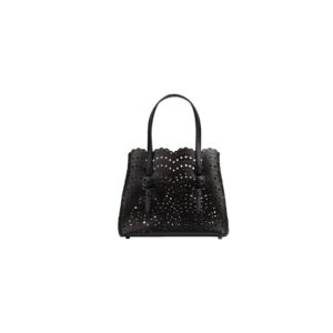 ALAIA MINA 25 VIENNE WAVE GLOSSY CALF