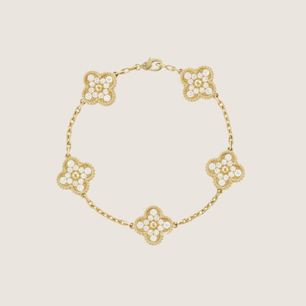 VCA Vintage Alhambra pendant- Full Diamonds