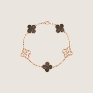 VCA Vintage Alhambra pendant- Grey mother-of-pearl