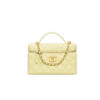 CHANEL 25P Brushed Gold Logo Chain Vanity Bag Jdaieea 100x100