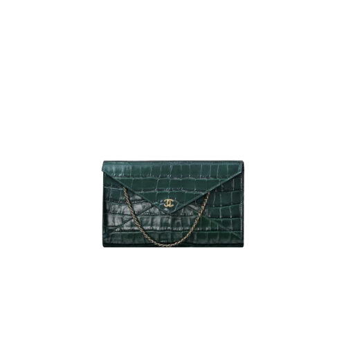 CHANEL Clutch with Leather Strap